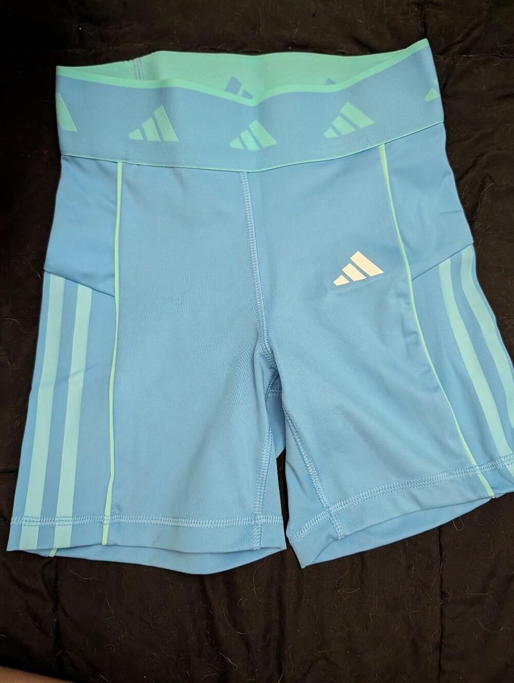Blue Adidas Hyperglam Shorts Size Xs Perfect Condition Never Worn